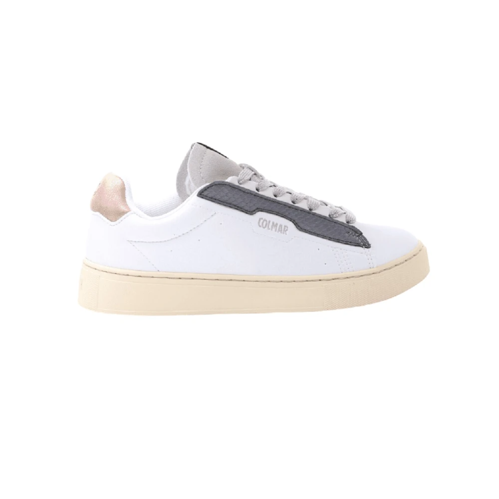 Colmar Grijze Sneakers met Witte en Accenten Dames Schoenen Grijs