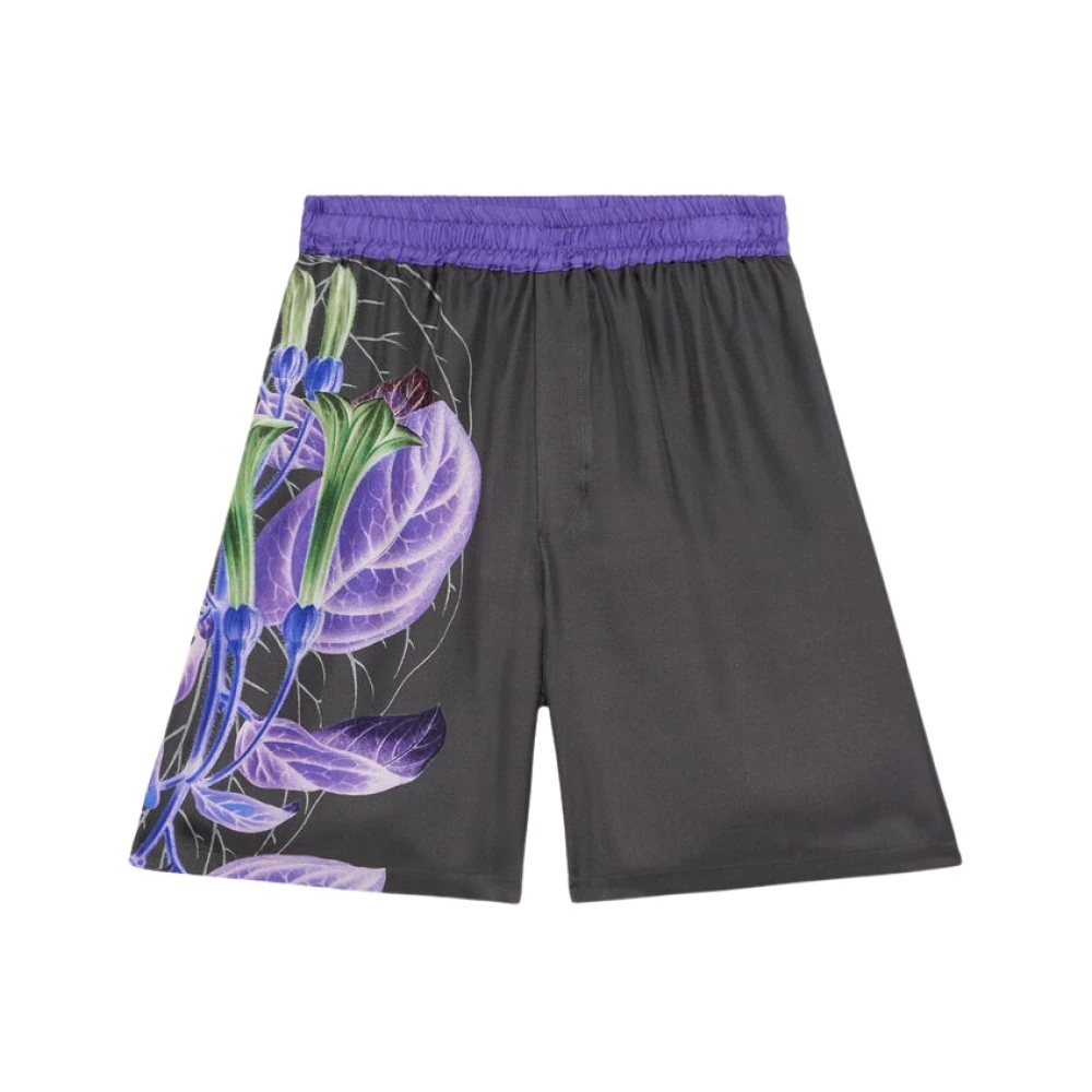 Pierre-Louis Mascia Unisex Multicolor Aloegots Shorts Silk