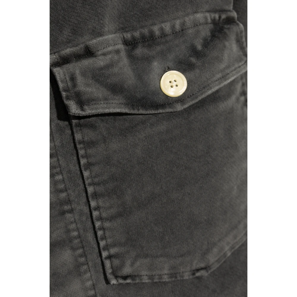 AllSaints Corduroy shirt Harrier Gray Heren