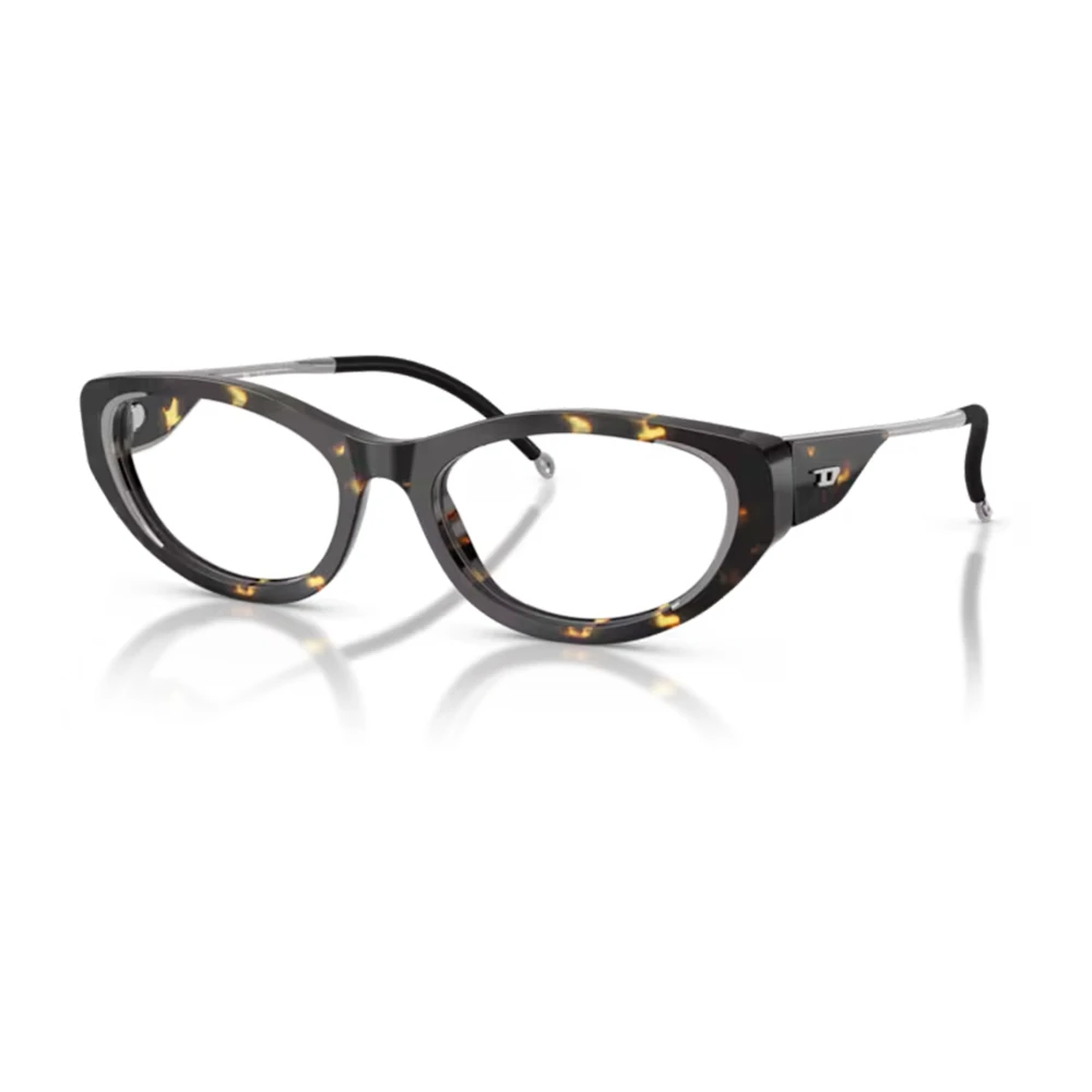 Diesel Unisex Multicolor Glasses,, Stylish Eyewear Frames In Havana Color Medium