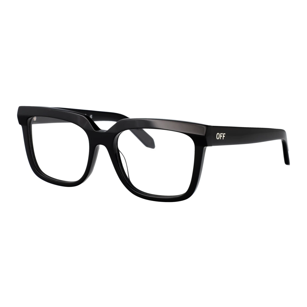 Off White Unisex Black Glasses, 55 Mm, Stylish Eyewear Style 84 Optical Glasses