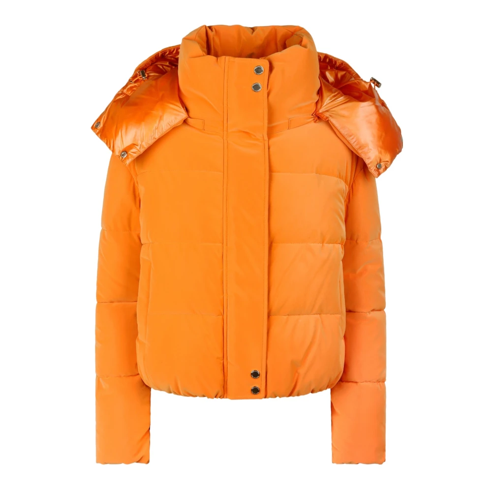 PATRIZIA PEPE Oranje Puffer Bomberjas Orange Dames