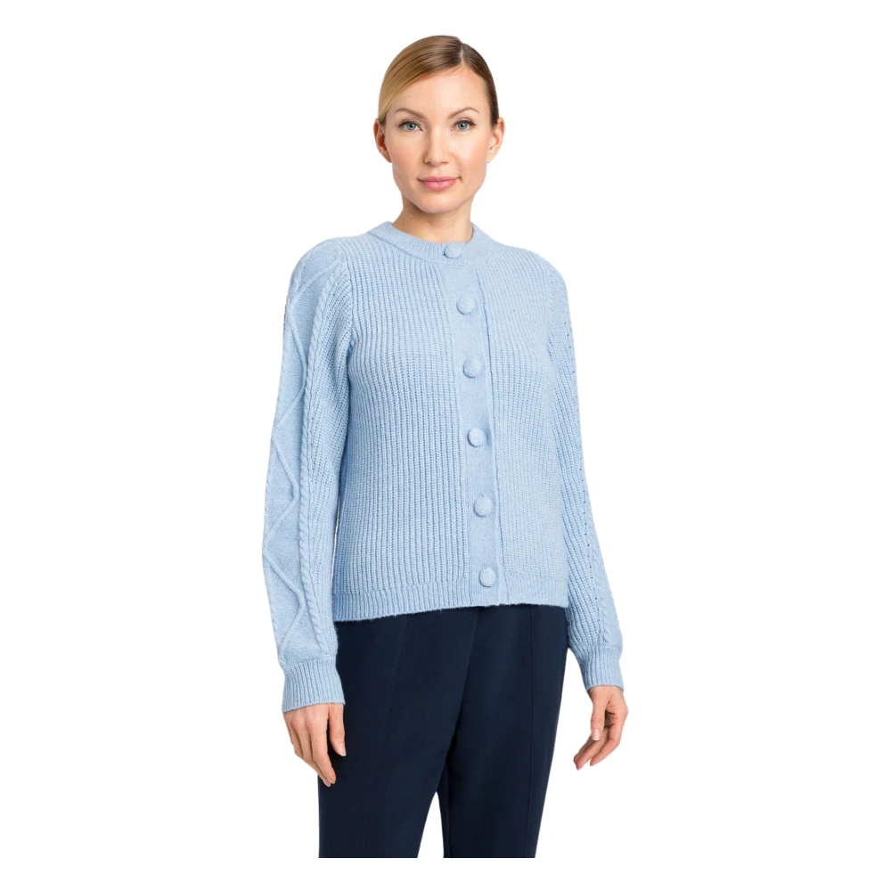 Twinset Blauwe Cardigan Sweaters Blue Dames