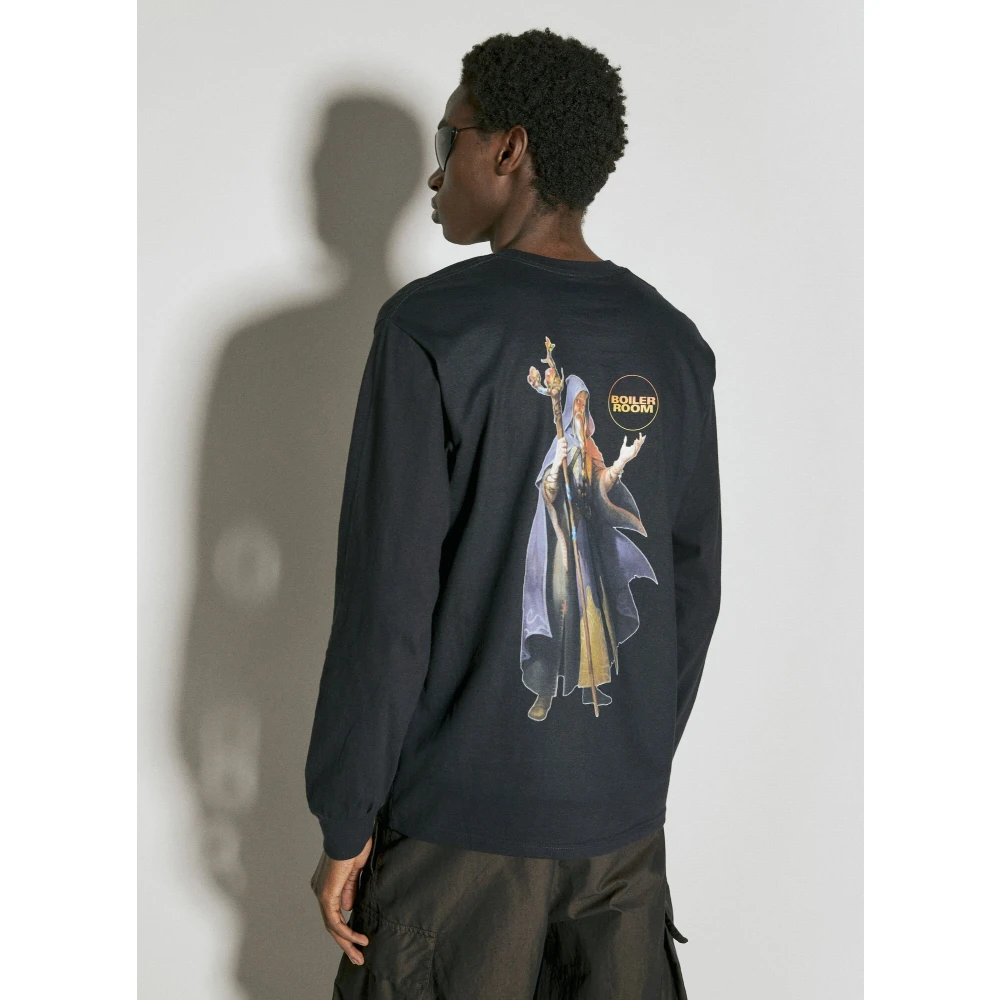 Boiler Room Long Sleeve Tops Black Heren