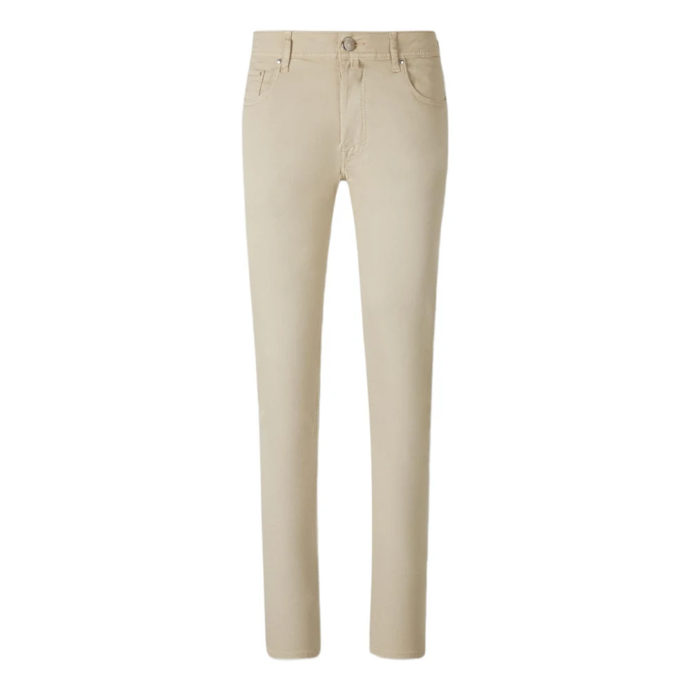 Jacob Cohën Mannelijk Beige Jeans Heren, W34, Slim-Fit Jeans