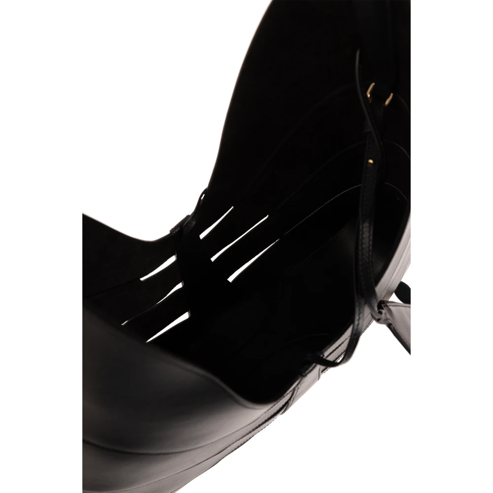 Alaïa Delta hobo schoudertas Black Dames