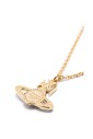 orb-plaque-gold-tone-pendant-necklace