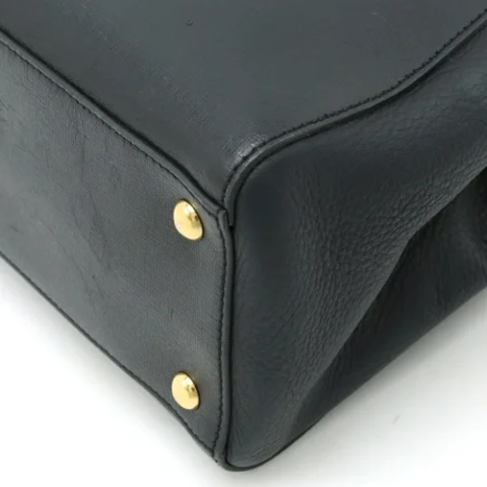 Fendi Vintage Pre-owned Leather totes Black Dames