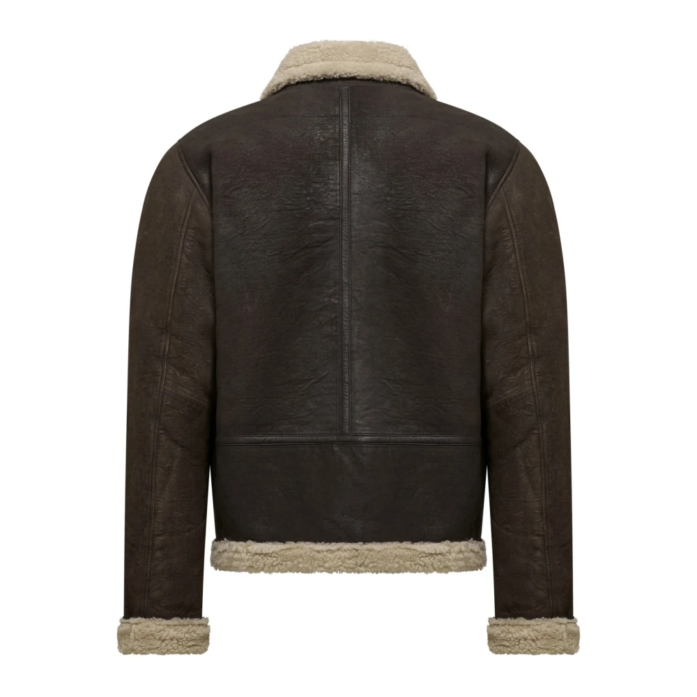 BomBoogie Chique leren jas Brown Heren