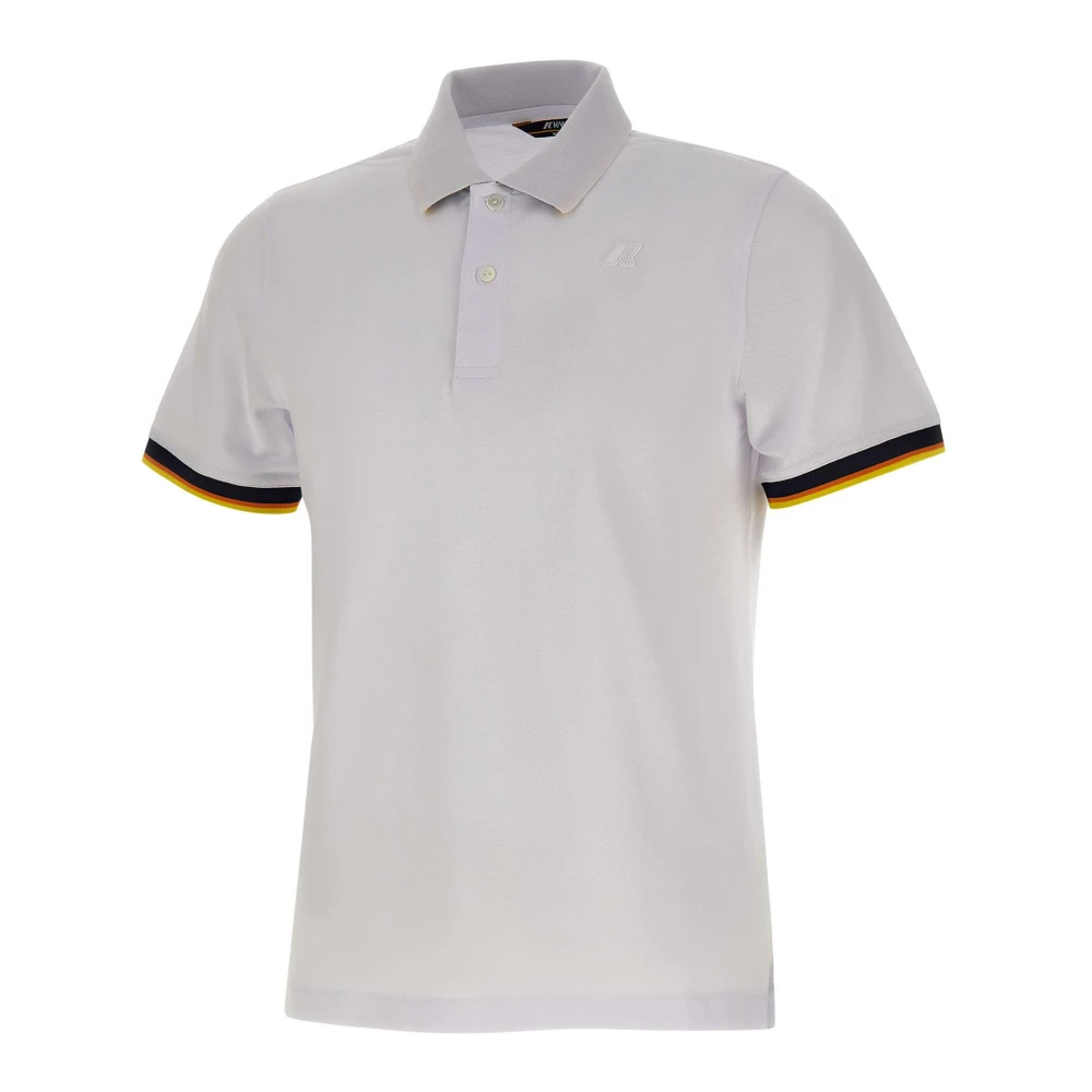K-Way Mannelijk Wit Tops Heren, 2XL, Polo Shirts