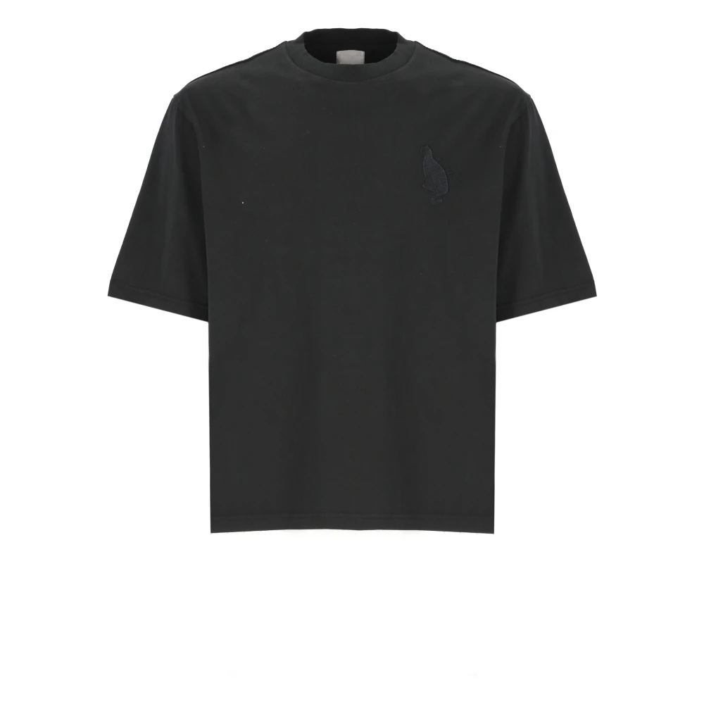 PT Torino Zwarte Katoenen T-shirt voor Mannen Black Heren