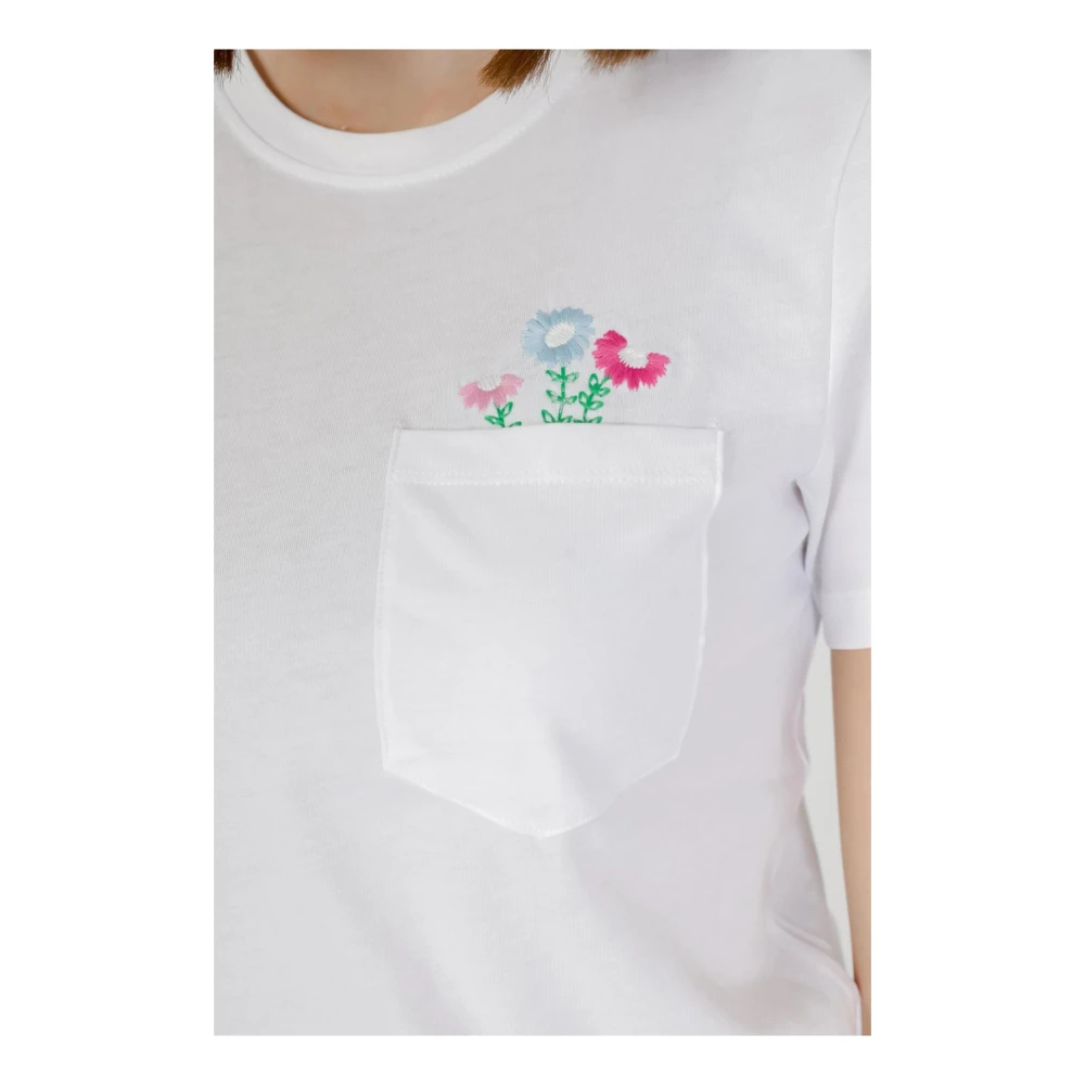 Only T-Shirts White Dames