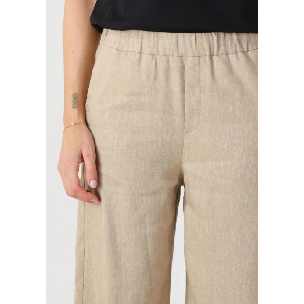 drykorn Wijde Beige Broek Consider Beige Dames