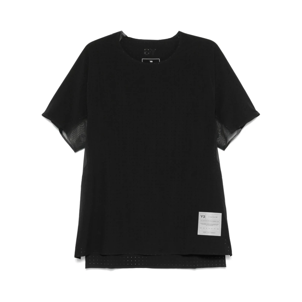 Y-3 - Tops > T-Shirts - Black - Y-3 - Modalova