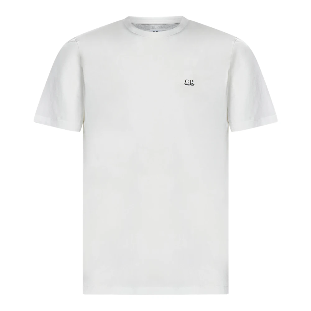 C.P. Company Witte T-shirts en Polos met Goggle Hood Grafische Print White Heren