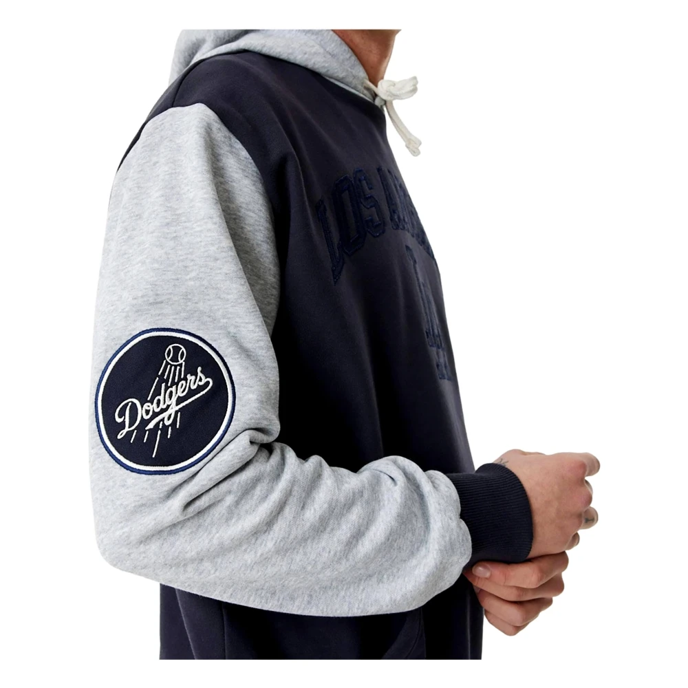 new era MLB Team Hoodie Blue Heren