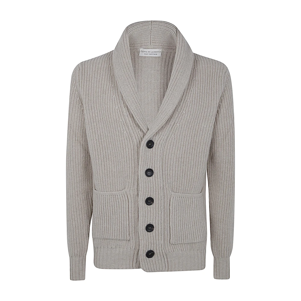 Filippo De Laurentiis Linnen Zakvest Beige Heren
