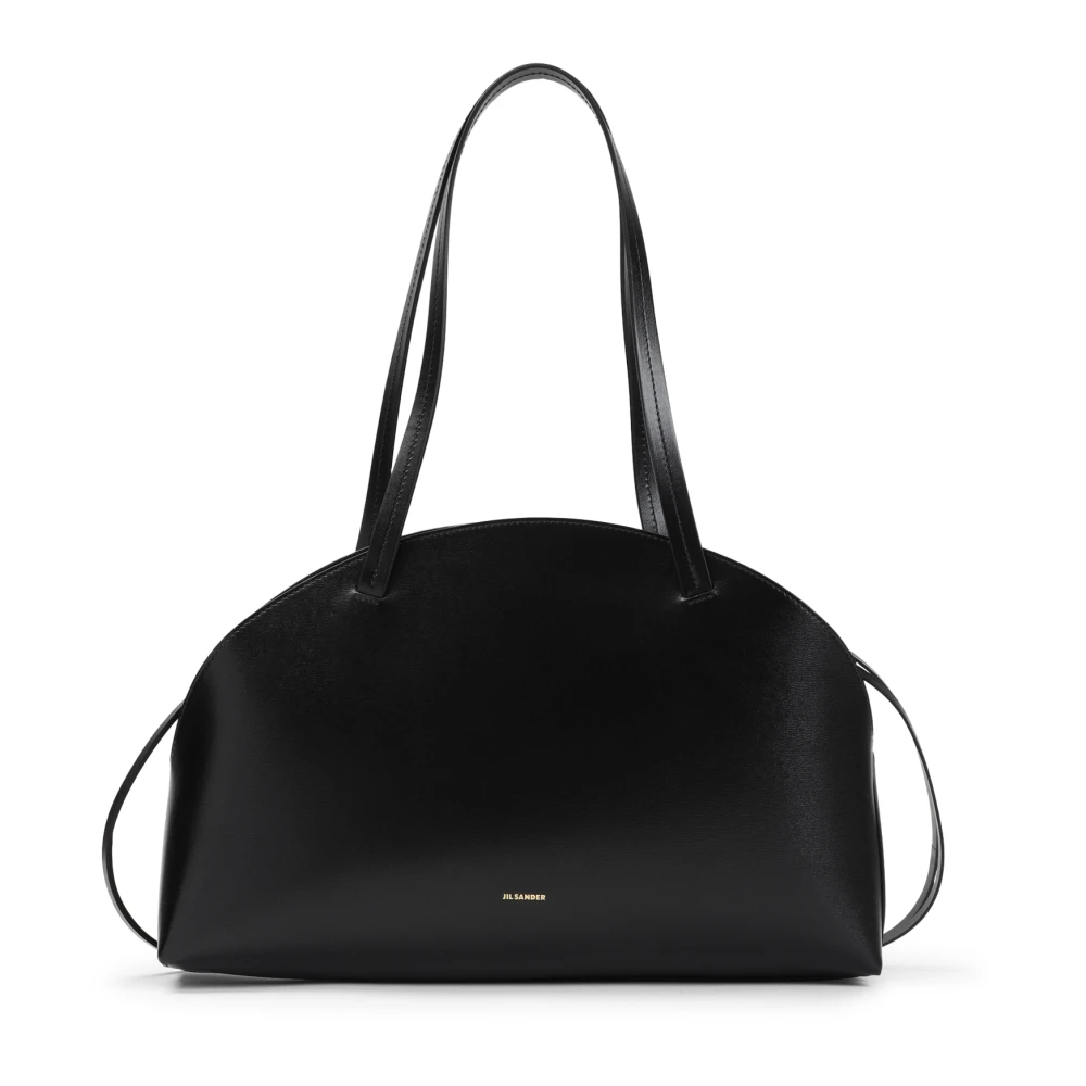 Jil Sander Zwarte handtas voor vrouwen Beige Dames