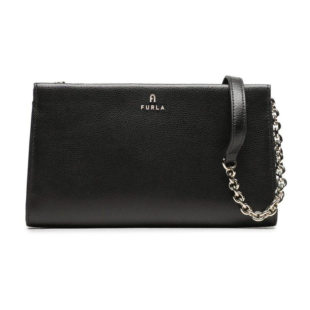 Furla Camelia Mini Crossbody Tas in Zwart Black Dames