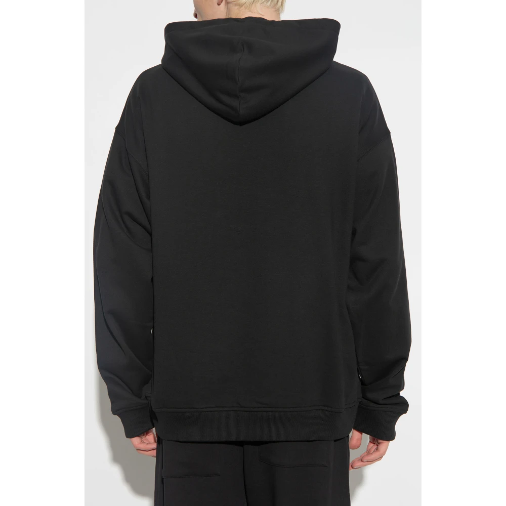 Versace Jeans Couture Sweatshirt met Logo Black Heren