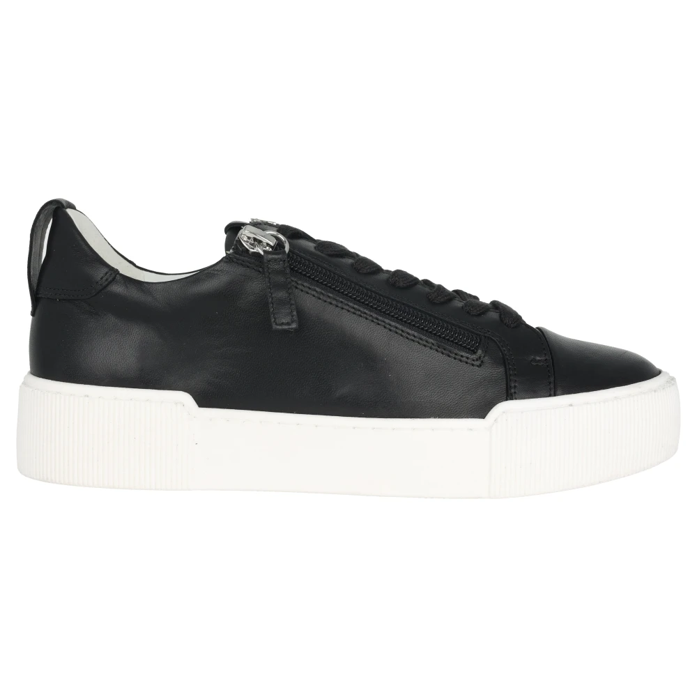 Högl Comfy Lace-Zip Sneaker Dames Schoenen Zwart