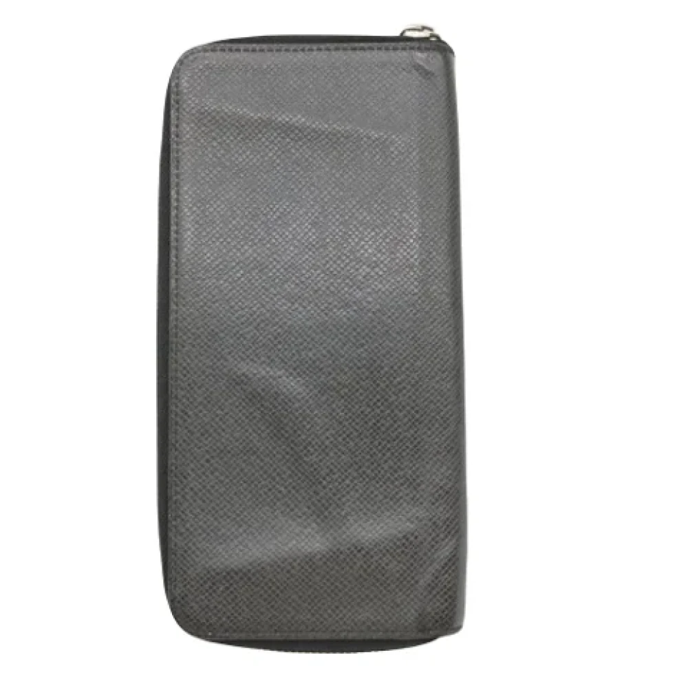 Louis Vuitton Vintage Pre-owned Leather wallets Black Heren