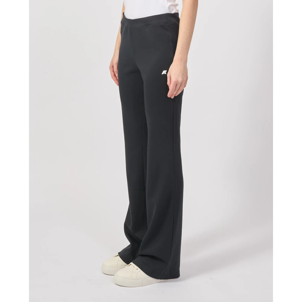 K-way Zwarte Joggers Jenny Regular Fit Black Dames