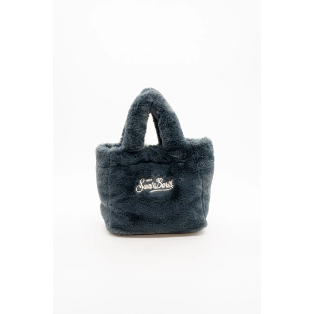 MC2 Saint Barth Zachte Bont Mini Vanity Tas Blue Dames