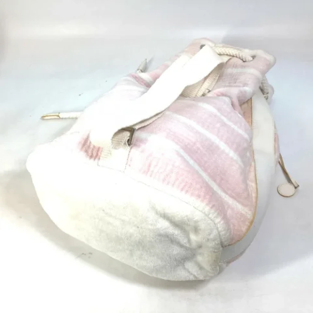 Chanel Vintage Pre-owned Cotton chanel-bags Pink Dames