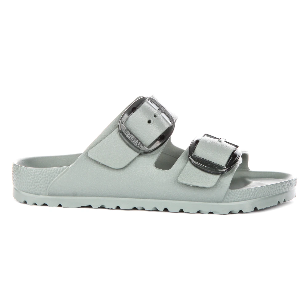 Birkenstock Women's Green Sliders, 8 Uk, Arizona Big Buckle Eva Narrow Fit