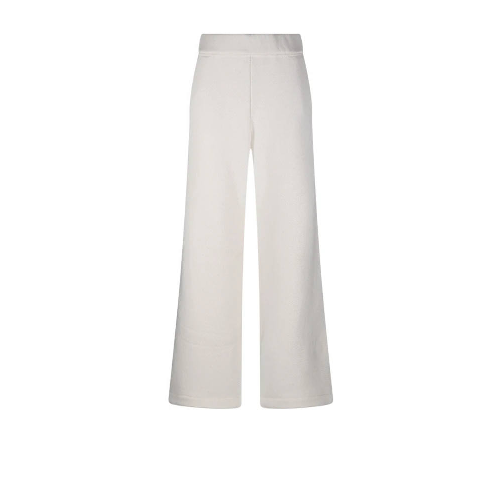 Max Mara Women's White Knit Track Pants - Woman Track Pants Xs - Image 2