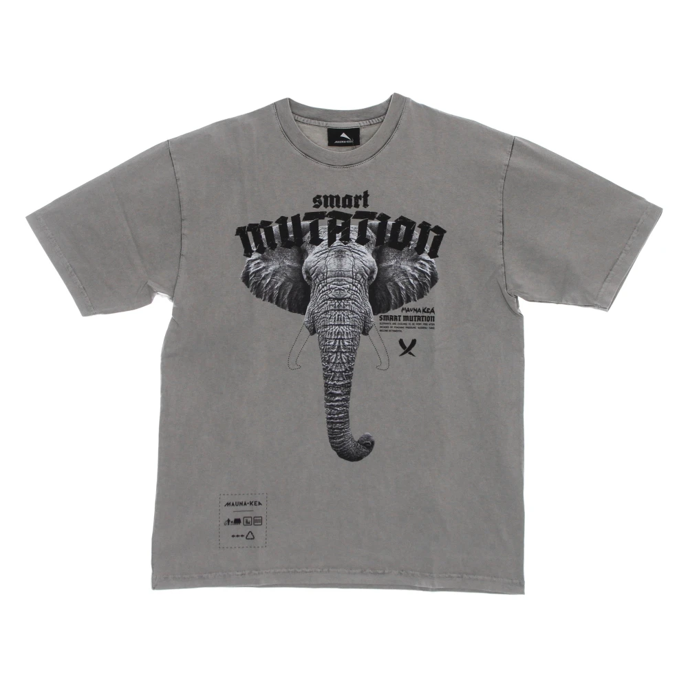 Mauna Kea Olifant Tee Stone Washed T-Shirt Gray Heren