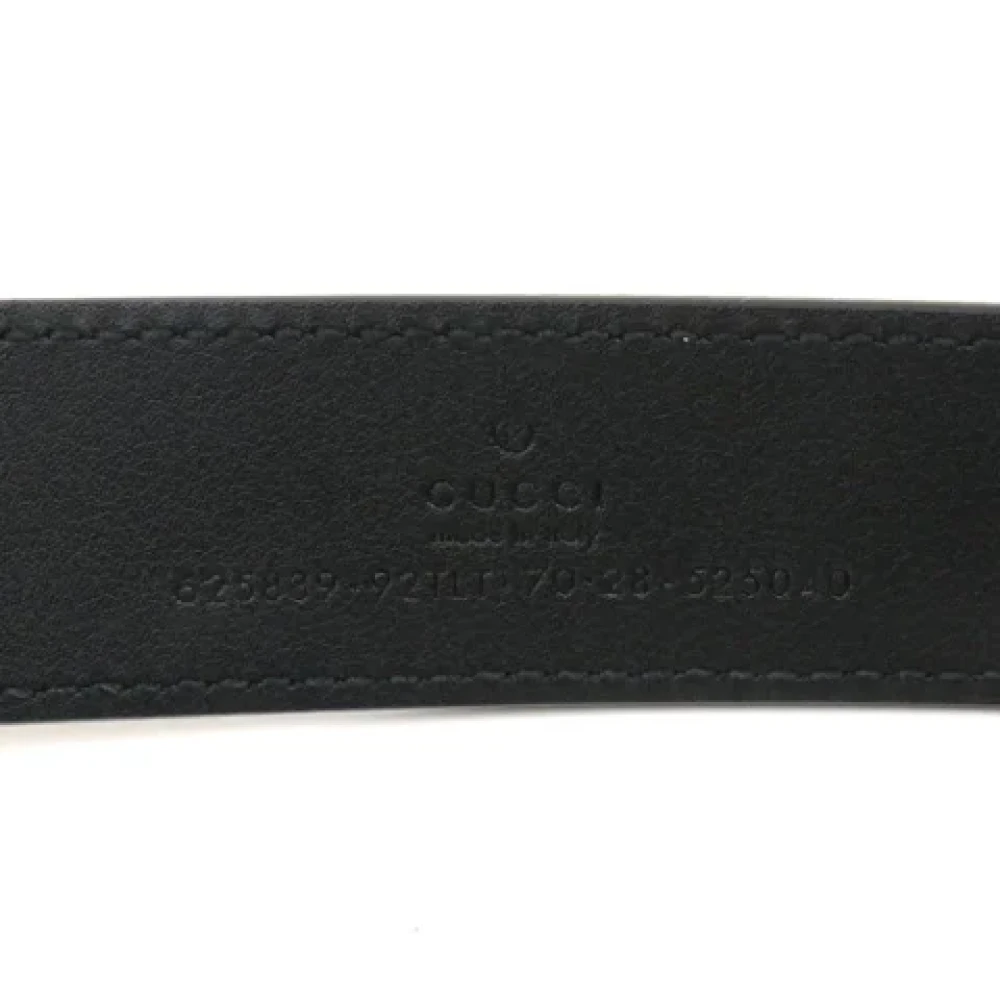 Gucci Vintage Pre-owned Fabric belts Black Dames