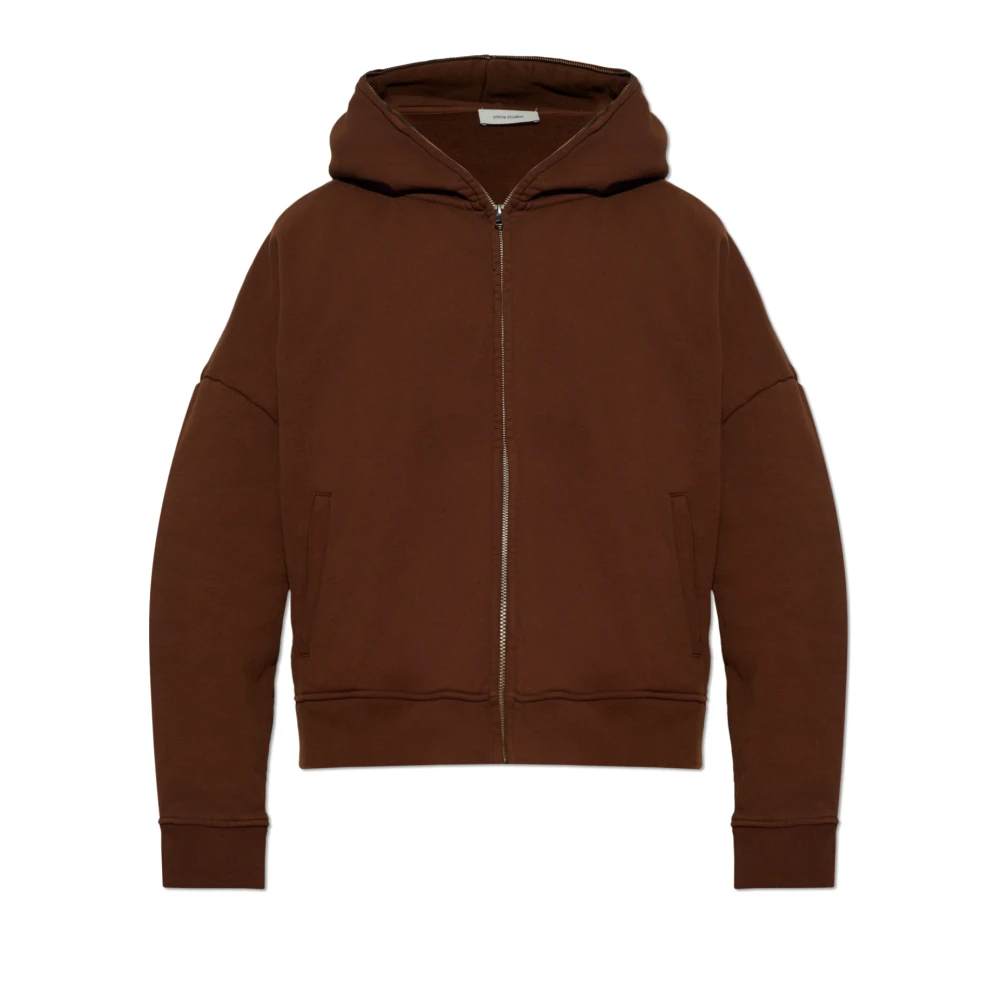 Entire Studios Unisex Bruin Hoodies & Sweatvesten 2XS, Katoen, Katoenen Sweatshirt