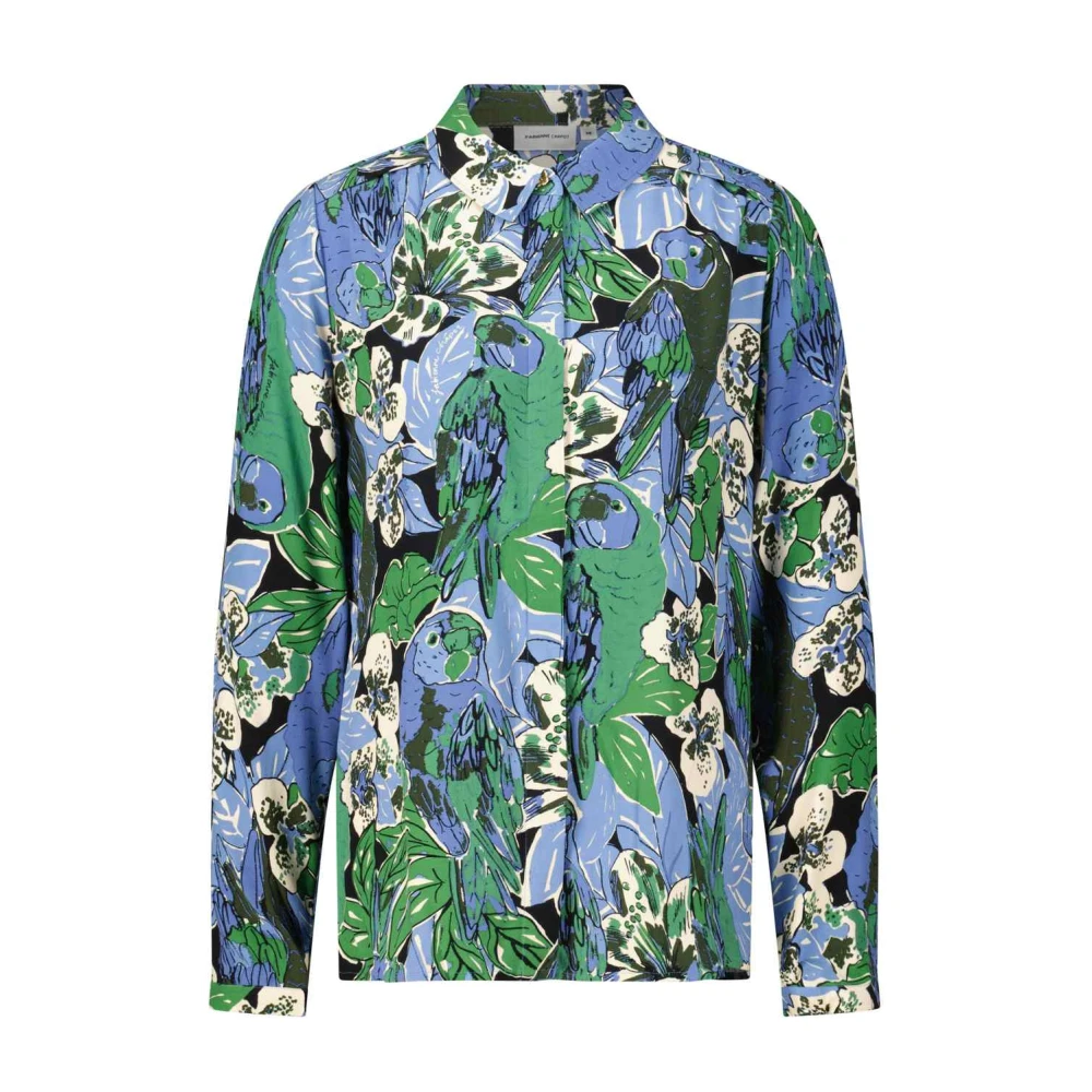 Fabienne Chapot Bloemenblouse met jungleprint Multicolor Dames