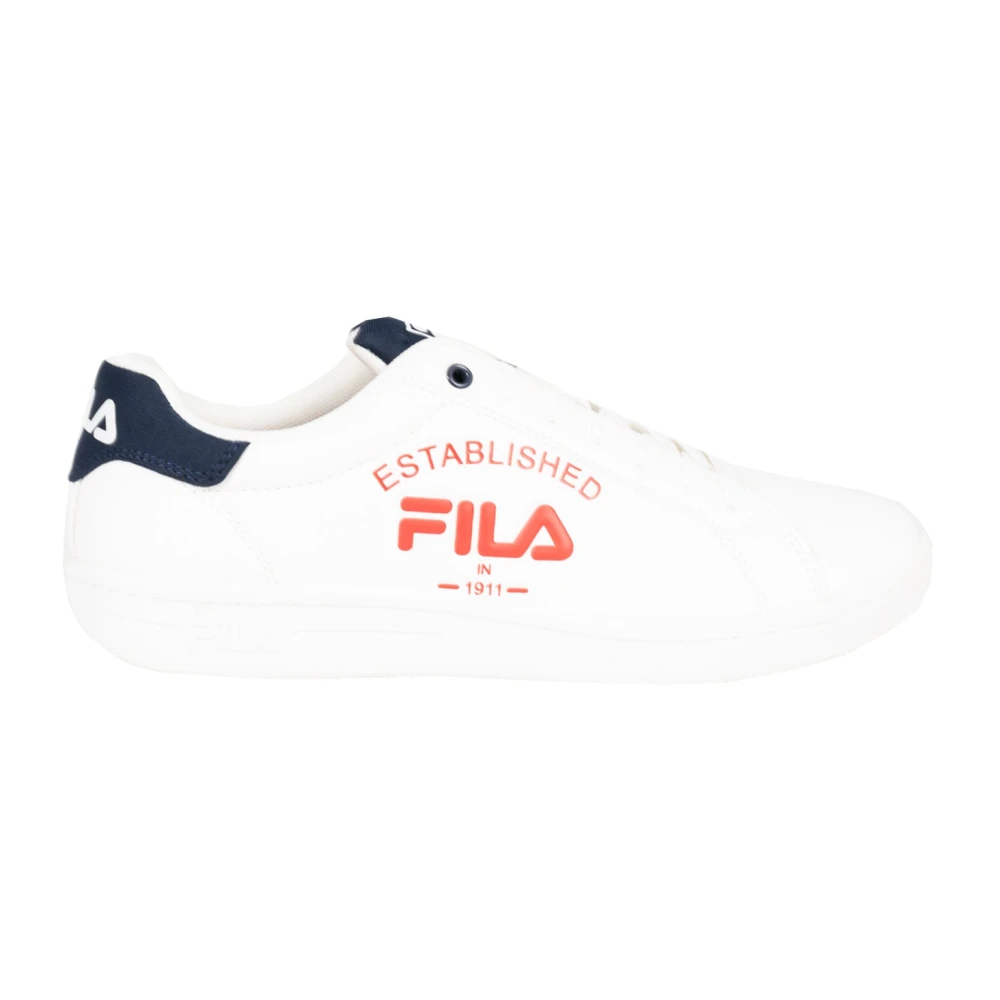 Fila Ronde Neus Veterschoenen Heren Schoenen Wit