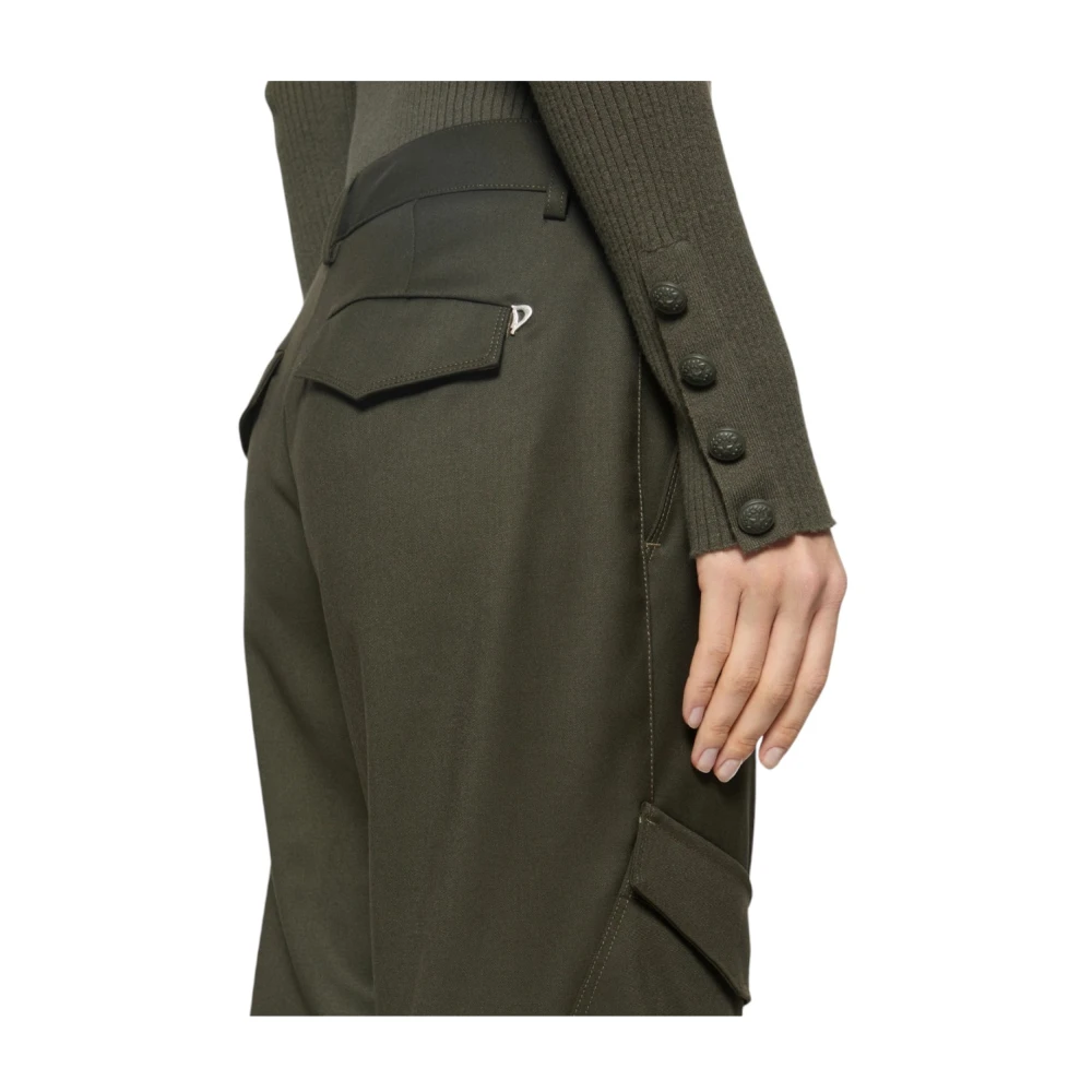 Dondup Stijlvolle broek voor mannen Green Dames