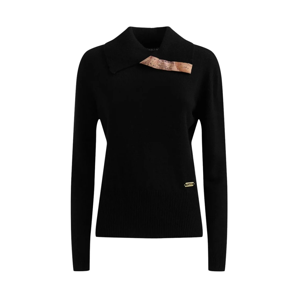 Alviero Martini 1a Classe Zwarte Trui Prima Classe Stijl Black Dames