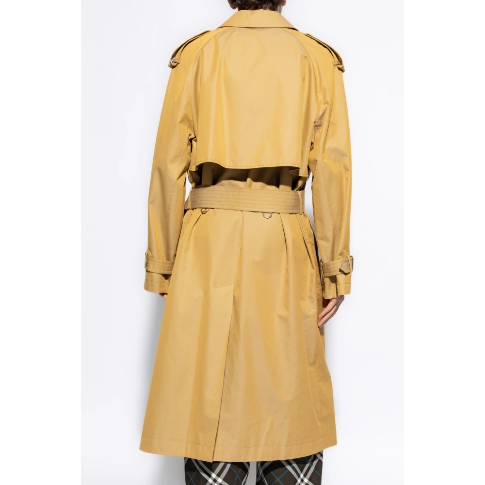 Burberry Katoenen trenchcoat Brown Heren