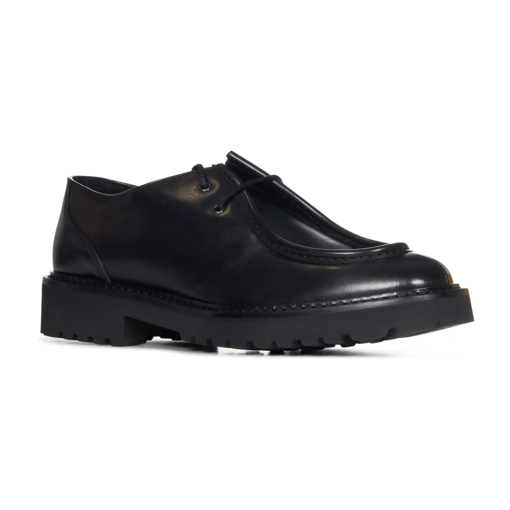 Doucal's Zwarte Veterschoenen Black Heren