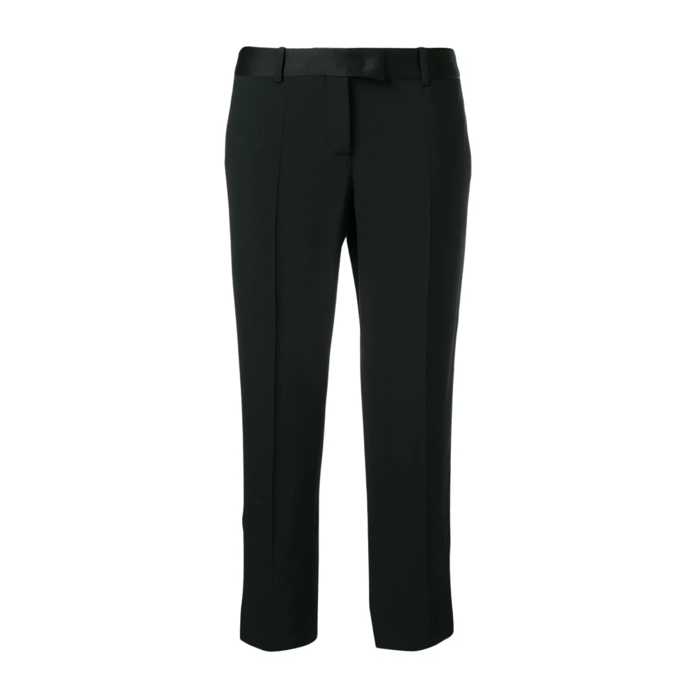 Ermanno Scervino Women's Black Cropped Trousers