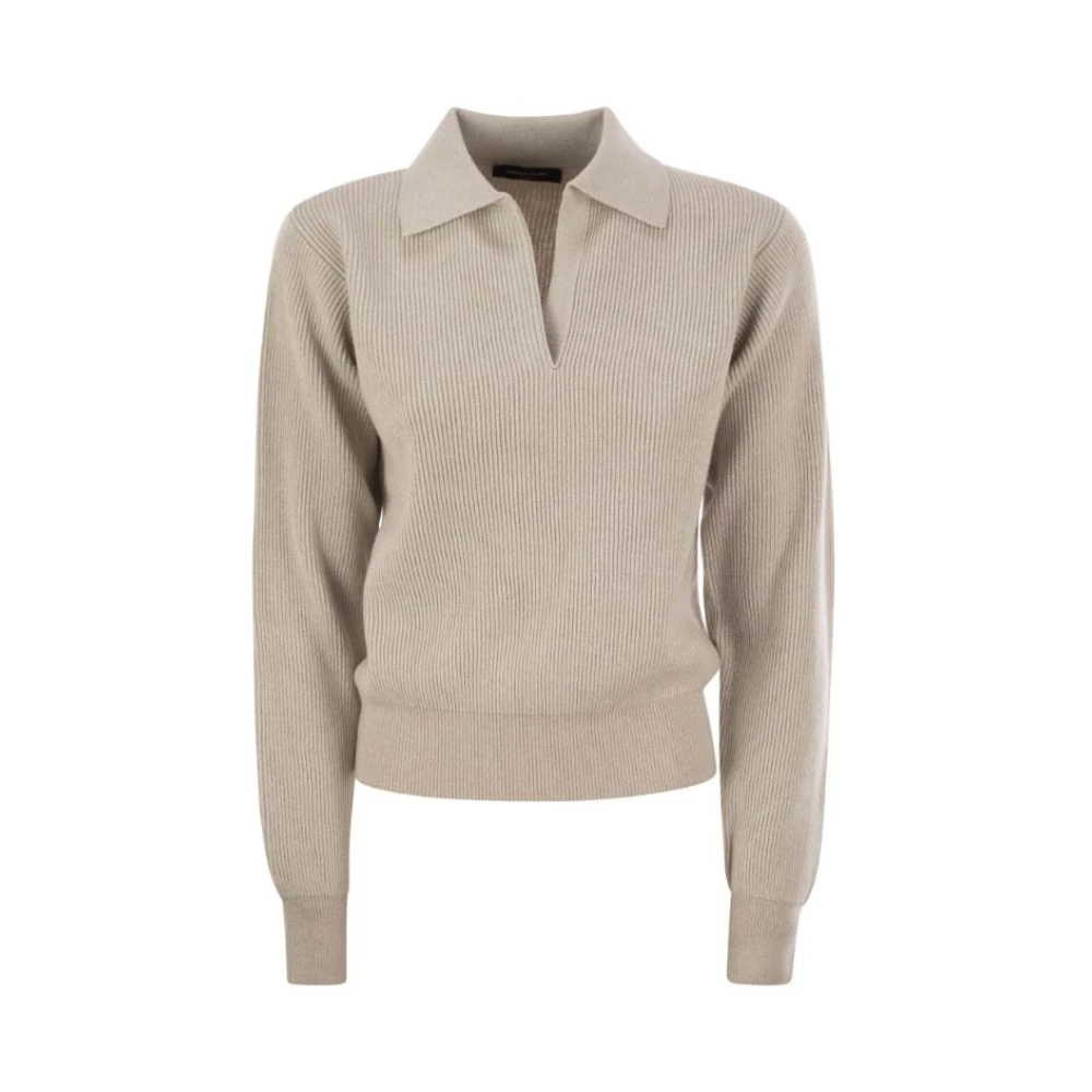 Fabiana Filippi Stijlvolle Sweater Collectie Gray Dames