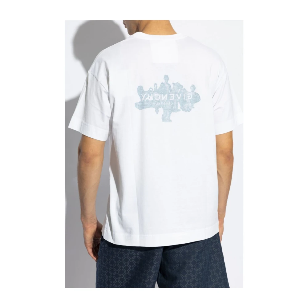 Givenchy T-shirt met print White Heren