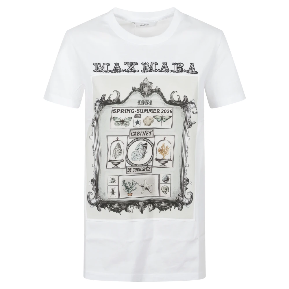 Max Mara Women's White T-Shirts, L, T-Shirts And Polos