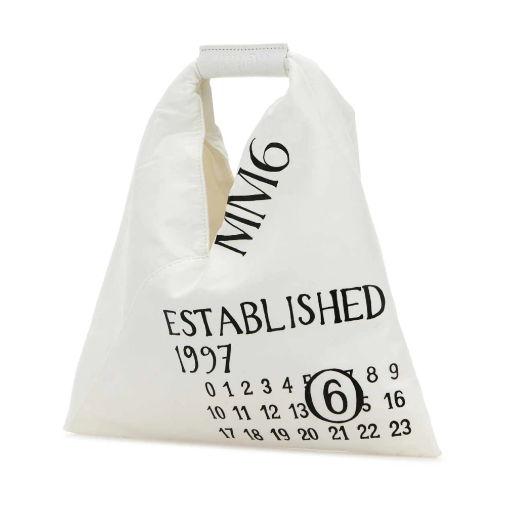 MM6 Maison Margiela Mini Japanse Handtas White Dames
