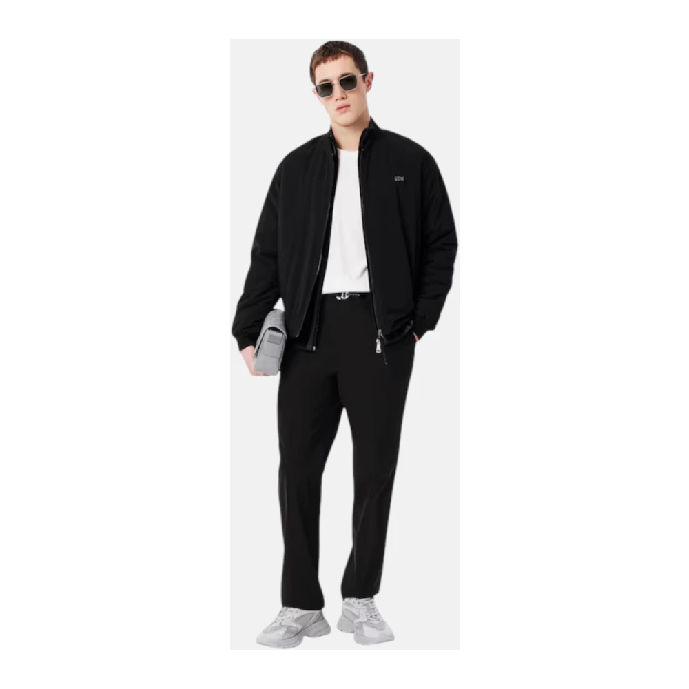 Lacoste Technische Chino Broek Straight Fit Black Heren