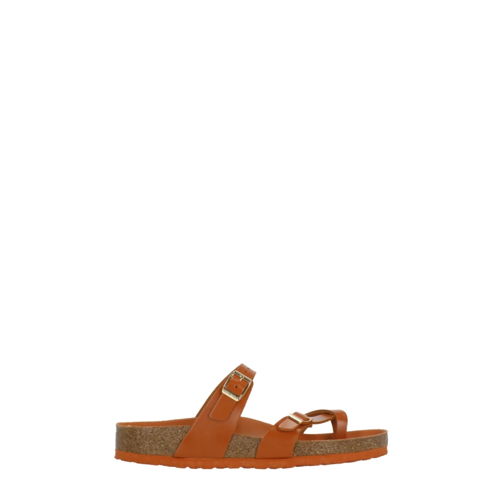 Birkenstock Orange Flip Flops, Female, 2 Uk, Mayari Regular Fit