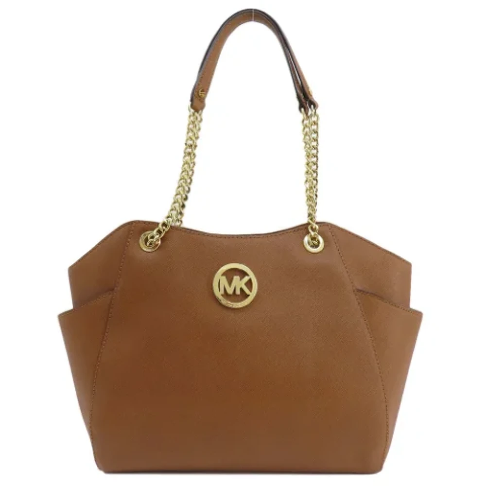 Michael Kors Pre-owned Canvas shoulder-bags Brown Dames