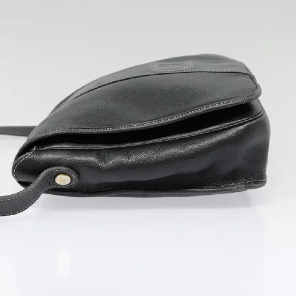 Dior Vintage Pre-owned Leather dior-bags Black Dames