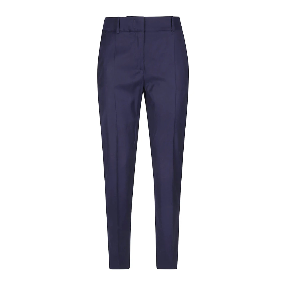 Eleventy Slim-fit Trousers Blue Dames